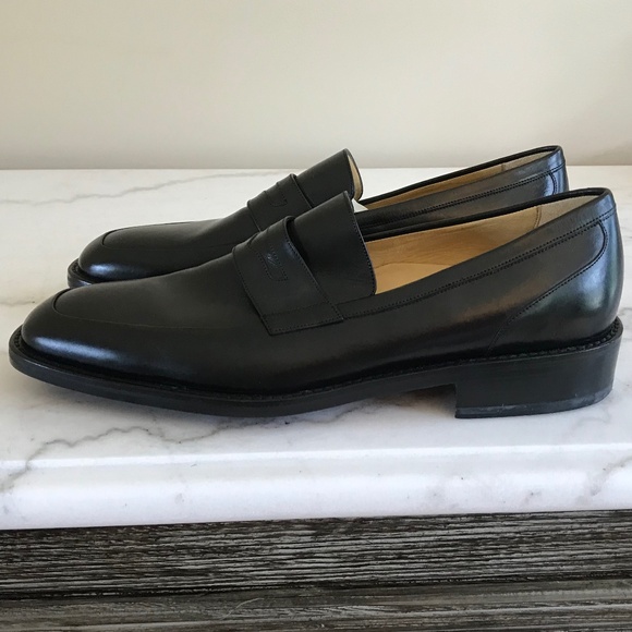 NWOT COLE HAAN BLACK LEATHER PENNY LOAFER - Picture 9 of 10